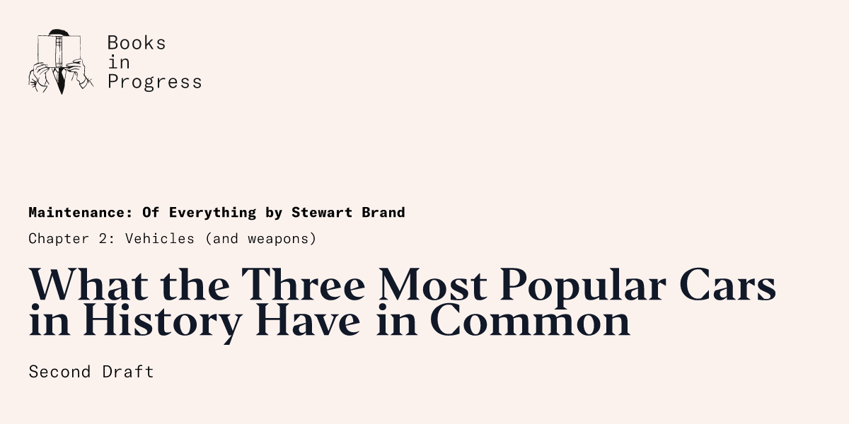 What the Three Most Popular Cars in History Have in Common Second